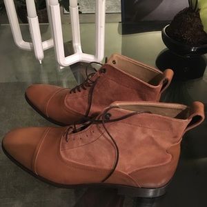Brand new unworn Leather /Suede dress boots